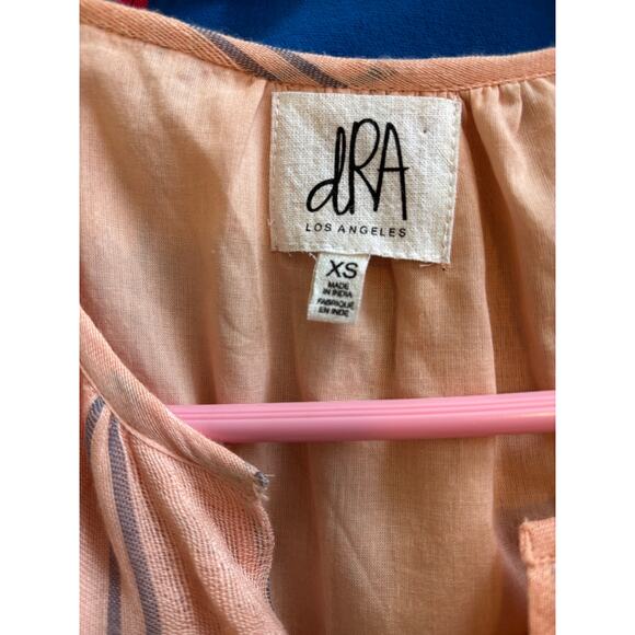 dRA Los Angeles Anthropologie Peach Babydoll Dress - Picture 7 of 10